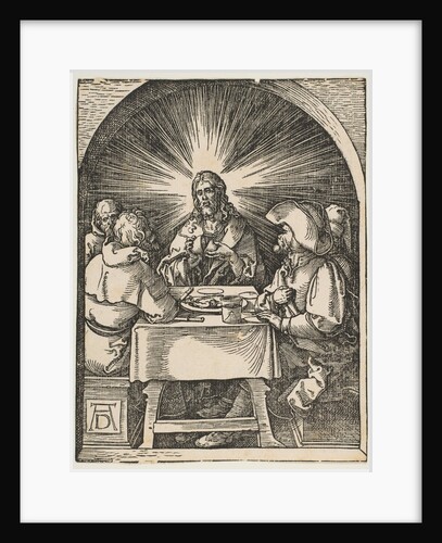 Christ in Emmaus, from The Small Passion, ca. 1510 by Albrecht Dürer