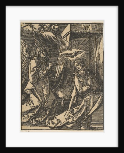 The Annunciation, from the Small Passion, copy by Johann Mommard