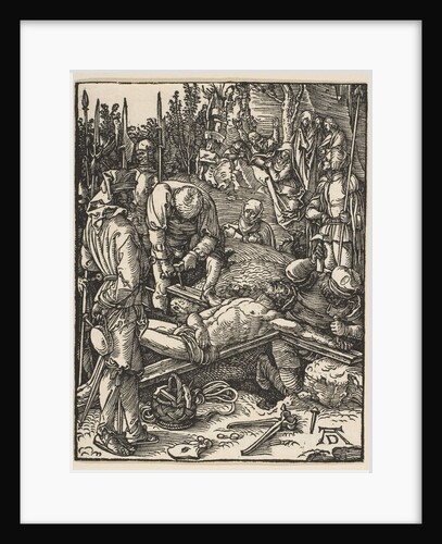 Christ Nailed to the Cross, from The Small Passion, ca. 1509 by Albrecht Dürer
