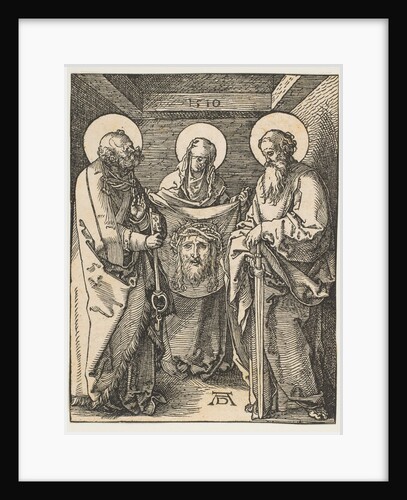 Saint Veronica between Saints Peter and Paul, from The Small Passion, 1510 by Albrecht Dürer
