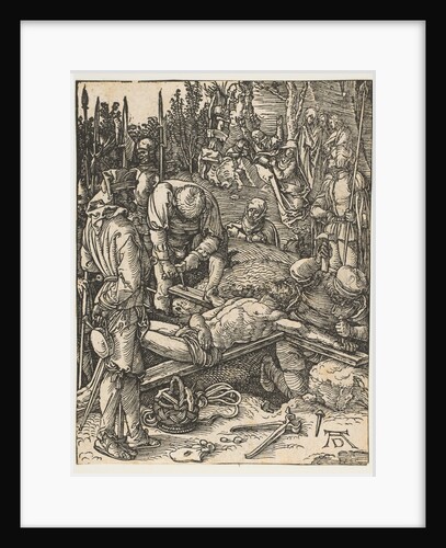 Christ Nailed to the Cross, from The Small Passion, ca. 1509 by Albrecht Dürer
