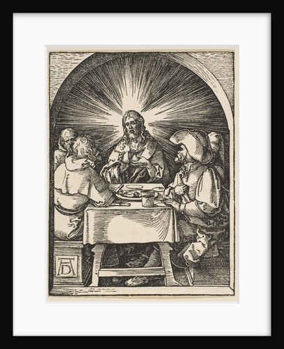 Christ in Emmaus, from The Small Passion, ca. 1510 by Albrecht Dürer