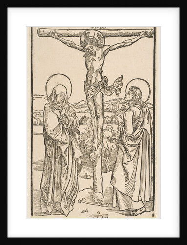 Christ on the Cross with the Virgin and Saint John by Unknown