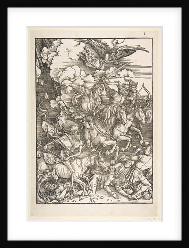 The Four Horsemen, from The Apocalypse, Latin Edition, 1511, ca. 1511 by Albrecht Dürer