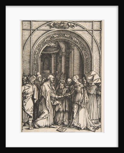 The Betrothal of the Virgin, from The Life of the Virgin, ca. 1504 by Albrecht Dürer