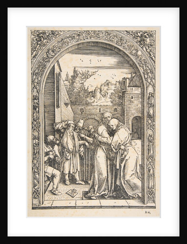Joachim and Anna at the Golden Gate, from The Life of the Virgin, ca. 1504 by Albrecht Dürer