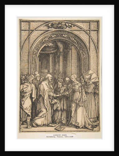 The Betrothal of the Virgin, from The Life of the Virgin, ca. 1503 by Albrecht Dürer