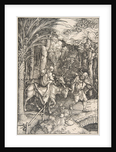 The Flight into Egypt, from The Life of the Virgin, Latin Edition, 1511, 1511 by Albrecht Dürer