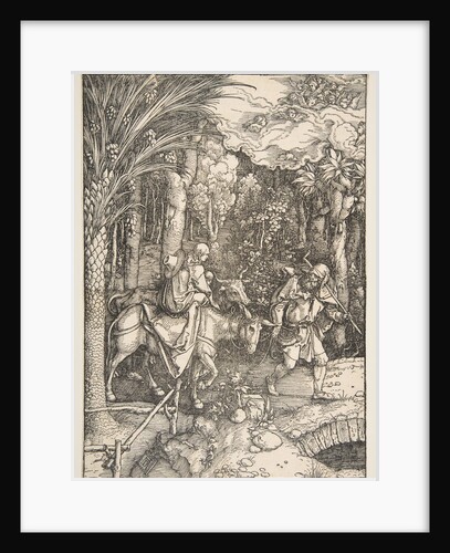 The Flight into Egypt, from The Life of the Virgin, from the Latin Edition, 1511 by Albrecht Dürer