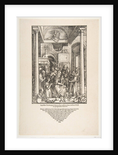 The Glorification of the Virgin, from The Life of the Virgin, Latin Edition, 1511, 1511 by Albrecht Dürer