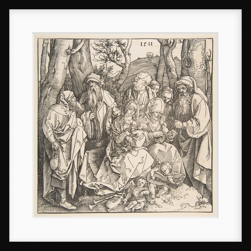 The Holy Family with Saints and Two Musical Angels, 1511 by Albrecht Dürer
