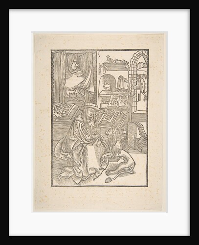 Saint Jerome Extracting a Thorn from the Lion's Foot, Lyons, 1508 by Unknown
