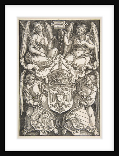 The Arms of the Empire and of Nuremberg, 1521 by Albrecht Dürer