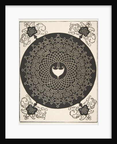 ?The Second Knot?. Interlaced Roundel with an Amazon Shield in its Center, 1521 before by Albrecht Dürer