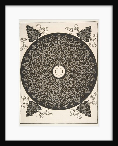 'The Fourth Knot'. Interlaced Roundel with a Round Medallion in its Center, 1521 before by Albrecht Dürer