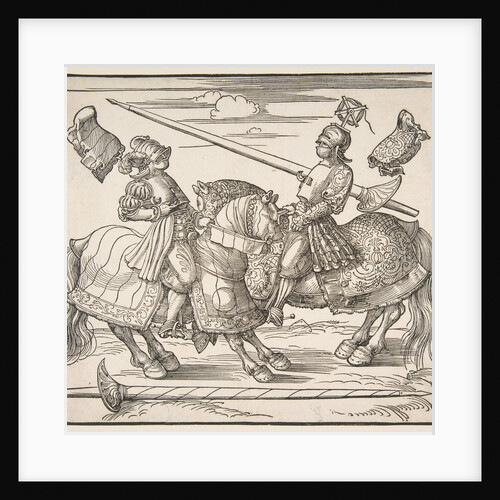 The Tournament on Horseback, ca. 1517/18 by Albrecht Dürer