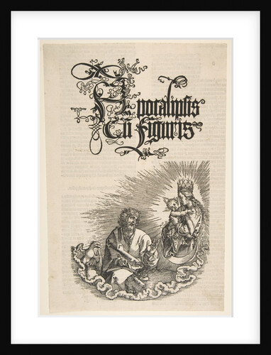 The Virgin and Saint John, from the Apocalypse, 1511 by Albrecht Dürer