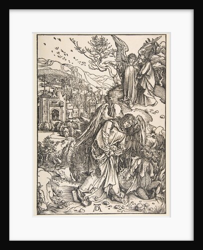 The Angel with the Key to Bottomless Pit, 1511 by Albrecht Dürer