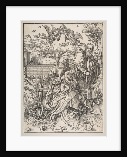 The Holy Family with Three Hares, ca. 1497-98 by Albrecht Dürer
