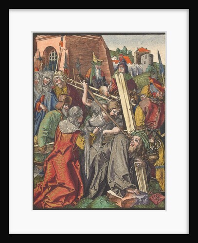 The Bearing of the Cross, from the Small Woodcut Passion by Albrecht Dürer