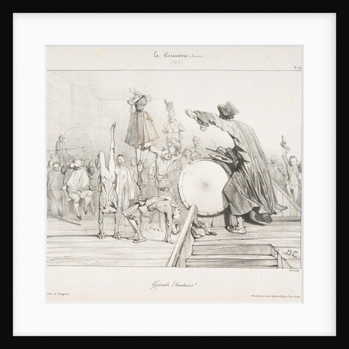 Grands Sauteurs!, from La Caricature, 1823-60 by Alexandre Gabriel Decamps