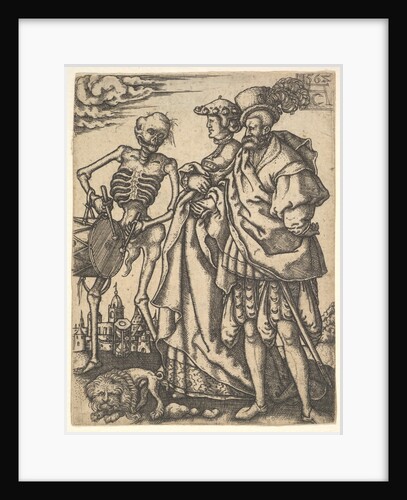 Couple and Death with a Drum, from The Dance of Death by Allaert Claesz