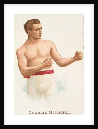 Charlie Mitchell, Pugilist, from World's Champions, Series 1 for Allen & Ginter Ciga…, 1887 by Allen & Ginter