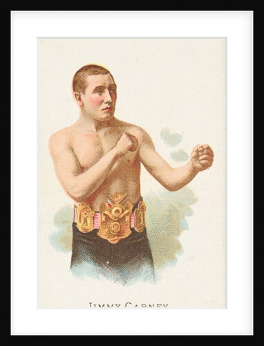 Jimmy Carney, Pugilist, from World's Champions, Series 1 for Allen & Ginter Cigarettes, 1887 by Allen & Ginter
