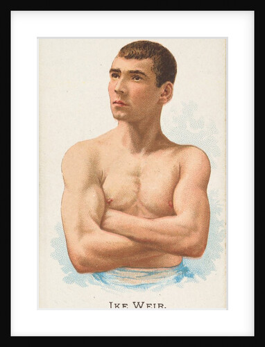 Ike Weir, Pugilist, from World's Champions, Series 1 for Allen & Ginter Cigarettes, 1887 by Allen & Ginter