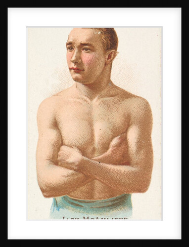 Jack McAuliffe, Pugilist, from World's Champions, Series 1 for Allen & Ginter Cigare…, 1887 by Allen & Ginter