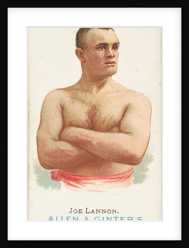 Joe Lannon, Pugilist, from World's Champions, Series 1 for Allen & Ginter Cigarettes, 1887 by Allen & Ginter