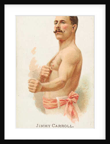 Jimmy Carroll, Pugilist, from World's Champions, Series 1 for Allen & Ginter Cigaret…, 1887 by Allen & Ginter