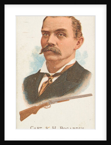 Captain Adam Henry Bogardus, Rifle Shooter, from World's Champions, Series 1 for All…, 1887 by Allen & Ginter
