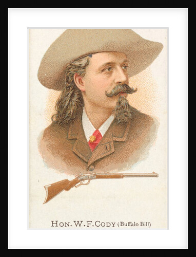 Hon. William Frederick Cody, Rifle Shooter, from World's Champions, Series …, 1887 by Allen & Ginter