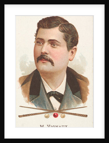 Maurice Vignaux, Billiard Player, from World's Champions, Series 1 for Allen & Ginte…, 1887 by Allen & Ginter