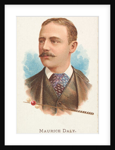 Maurice Daly, Billiard Player, from World's Champions, Series 1 for Allen & Ginter C…, 1887 by Allen & Ginter