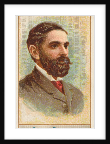 George Bleistein, Buffalo Courier, from the American Editors series for Allen & Ginte…, 1887 by Allen & Ginter