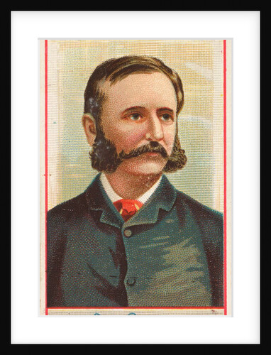 Samuel Bowles, Springfield Republican, from the American Editors series for Allen & G…, 1887 by Allen & Ginter