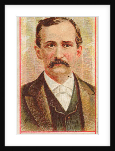 J.M. Bundy, New York Mail and Express, from the American Editors series for Allen & G…, 1887 by Allen & Ginter
