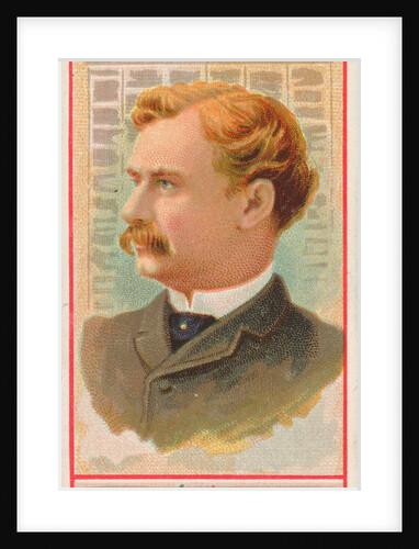 F.W. Dawson, The Charleston News and Courier, from the American Editors series for Al…, 1887 by Allen & Ginter