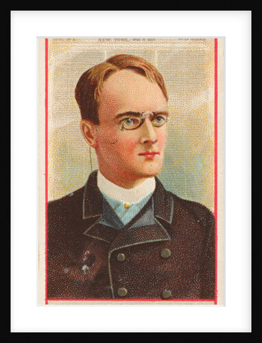 Allan Forman, The New York Journalist, from the American Editors series for Allen & G…, 1887 by Allen & Ginter