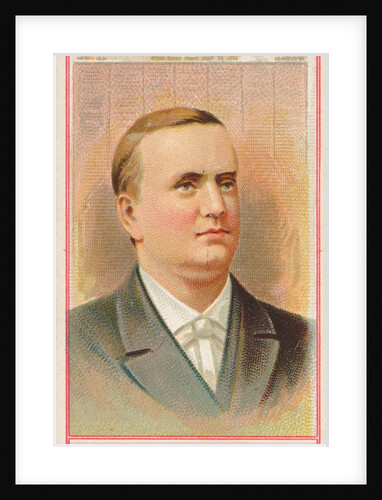 J.B. McCullagh, St. Louis Globe-Democrat, from the American Editors series for Allen …, 1887 by Allen & Ginter