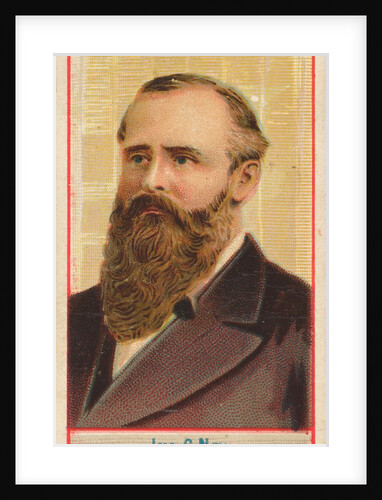 John C. New, The Indianapolis Journal, from the American Editors series for Allen & G…, 1887 by Allen & Ginter