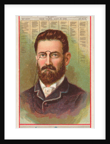 Joseph Pulitzer, The New York World, from the American Editors series for Allen & Gin…, 1887 by Allen & Ginter