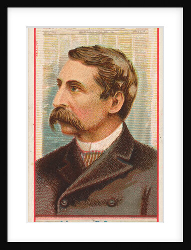 William E. Quinby, Detroit Free Press, from the American Editors series for Allen & G…, 1887 by Allen & Ginter