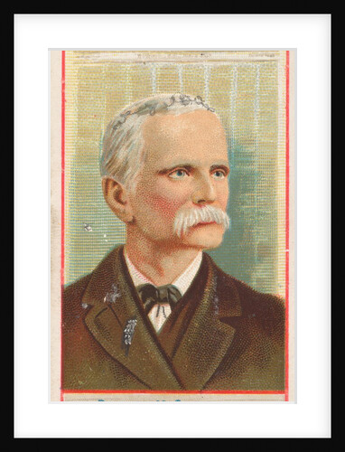 Richard H. Silvester, The Washington Post, from the American Editors series for Allen…, 1887 by Allen & Ginter