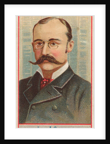 John A. Sleicher, Albany Evening Journal, from the American Editors series for Allen …, 1887 by Allen & Ginter