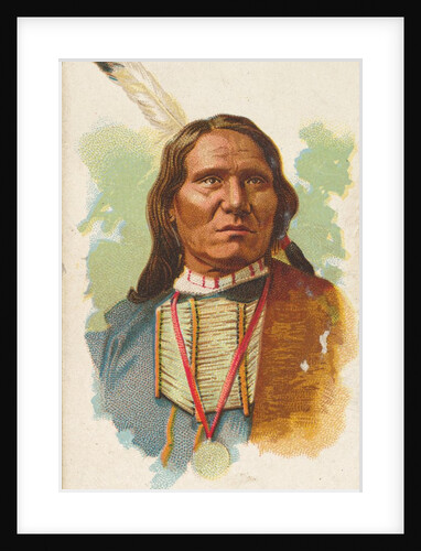 Big Snake, Winnebagoes, from the American Indian Chiefs series for Allen & Ginter Cig…, 1888 by Allen & Ginter