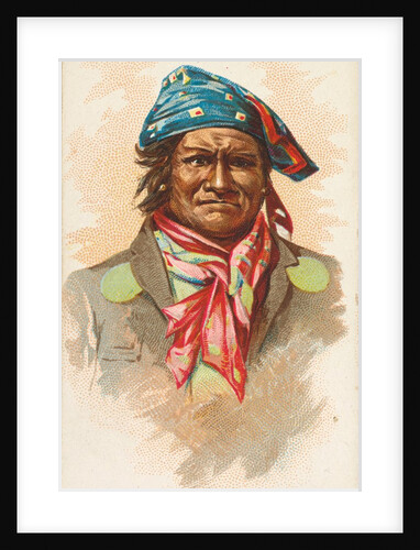 Geronimo, Apache, from the American Indian Chiefs series for Allen & Ginter Cigarette…, 1888 by Allen & Ginter