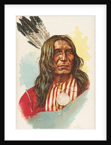 Black Eye, Blackfeet Sioux, from the American Indian Chiefs series for Allen & Ginter…, 1888 by Allen & Ginter